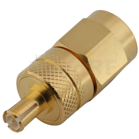 SMA Plug To KMX3 Plug Straight Adapter 50 Ohm 