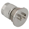 Type-N Connector Male Soldering Edge Mount For PCB,Brass Nickel Plated