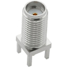 SMA Jack Connector Straight For PCB Through Hole - Nickel Plating