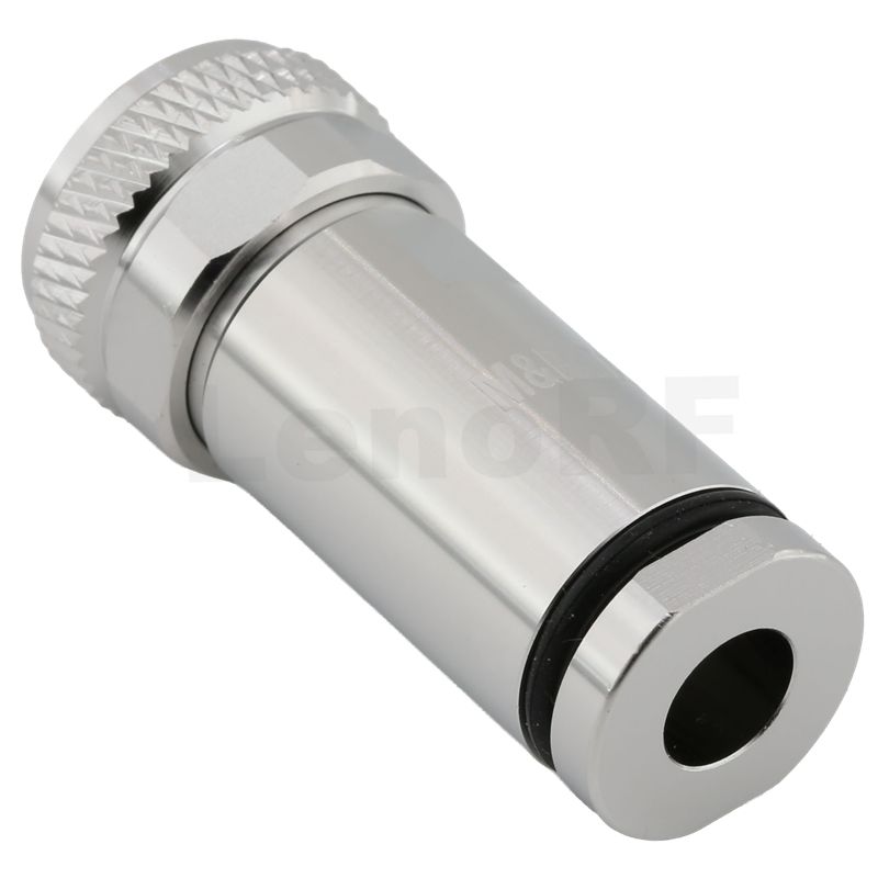 UHF Male Clamp Straight Coax Connector For Hyperflex 7 Coaxial Cable