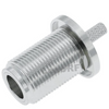 N Connector Jack Bulkhead For RG142 Coaxial Cable
