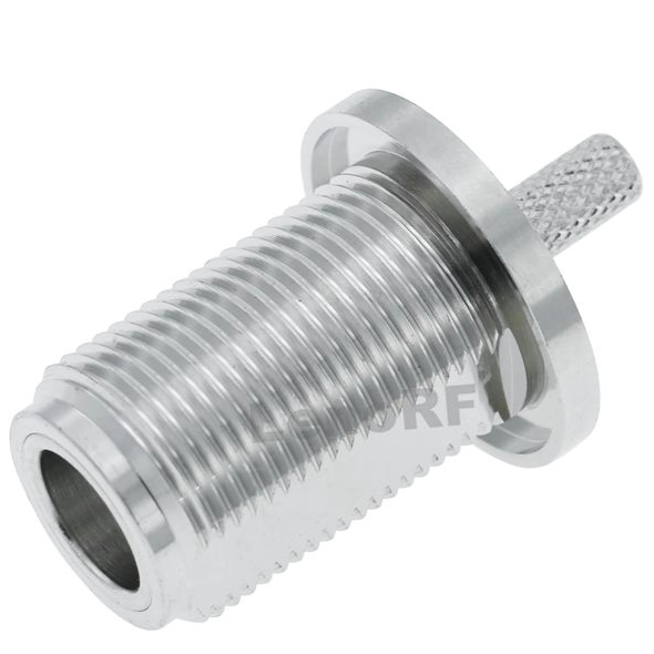 N Connector Jack Bulkhead For RG142 Coaxial Cable