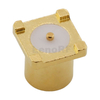 MCX Jack Connector Straight Solder For PCB Through Hole,75 OHMS