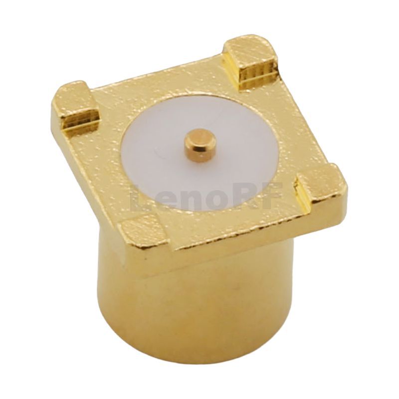 MCX Jack Connector Straight Solder For PCB Through Hole,75 OHMS