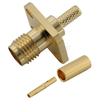 SMA Female 4-Hole Flange Crimping For RG316,RG174 Cable