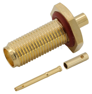 SMA RF Connectors Jack Soldering For Micro Coaxial Cable 1.37 mm Coaxial Cable