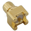 MMCX Plug Connector Straight Solder For PCB SMT, Gold Plating