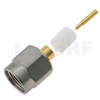SMA Plug Stainless Steel Connector Solder Straight For RG405 Cable 