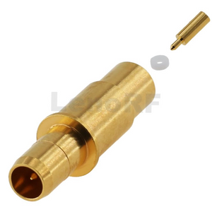 BMA Plug Connector Straight Solder For Micro-coax UFA210A Cable