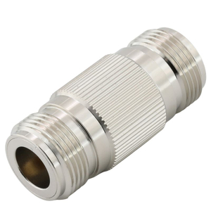 N Jack To Jack Straight Brass Adapter,Nickel plating 