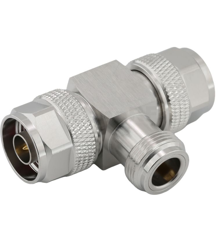 Type-N Jack To Plug Plug Straight T Adapter,Ultra Low Loss 