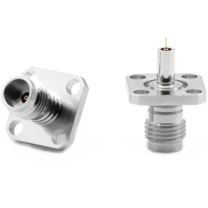 1.85mm Connector Jack Flange Straight For Microstrip