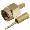 SMA Connectors Male Crimp Straight For RG316D Cable