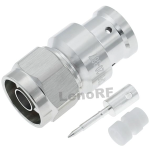 N Connectors Plug Straight Solder For 1/2" Super Flexible Cable