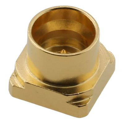 SMP Male PCB Right Angle Surface Mount 