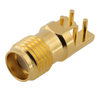 SMA Female Bulkhead PCB Edge Launch Connector,4 Legs