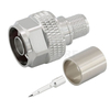 Type-N Connectors Male Straight Crimp For LMR400 Cable