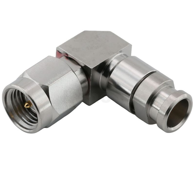 SMA Male Straight Soldering Gold Plated For MICRO-COAX UFA147A Precision Stainless Steel Body