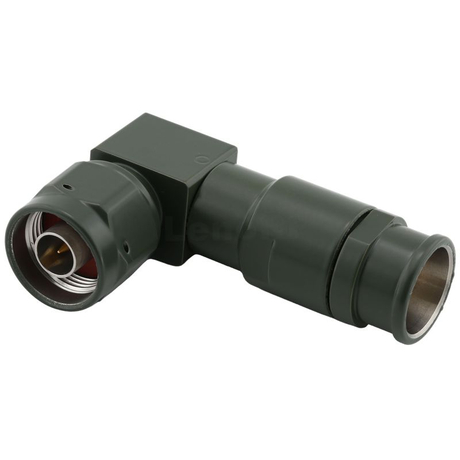 Type-N Connector Plug Soldering Straight For FE56 Coaxial Cable,Stainless Steel Body,Green Powder Painting