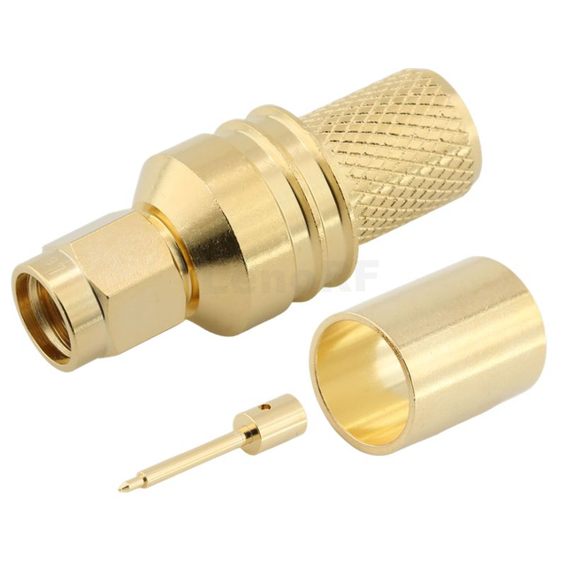 3.5mm Male Crimping Connector for LMR400 Coaxial Cable 