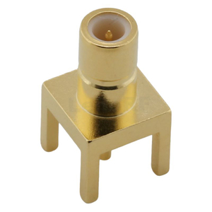 SMB Connector Jack Straight Soldering For PCB, Low Loss Connector