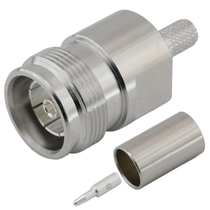 4.3/10 Connector Female Crimp Straight For LMR240 Cable