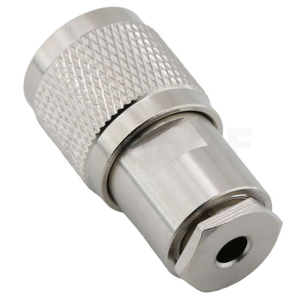 TNC Connector Plug Clamp Straight For Dia.2.6 Coaxial Cable