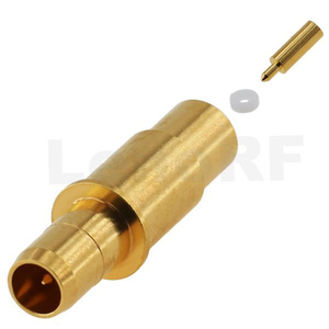 BMA Plug Connector Straight Solder For Micro-coax UFA210A Cable
