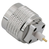N Connectors Plug 4 Hole Flange Straight For Microstrip,Rear Flange Mount