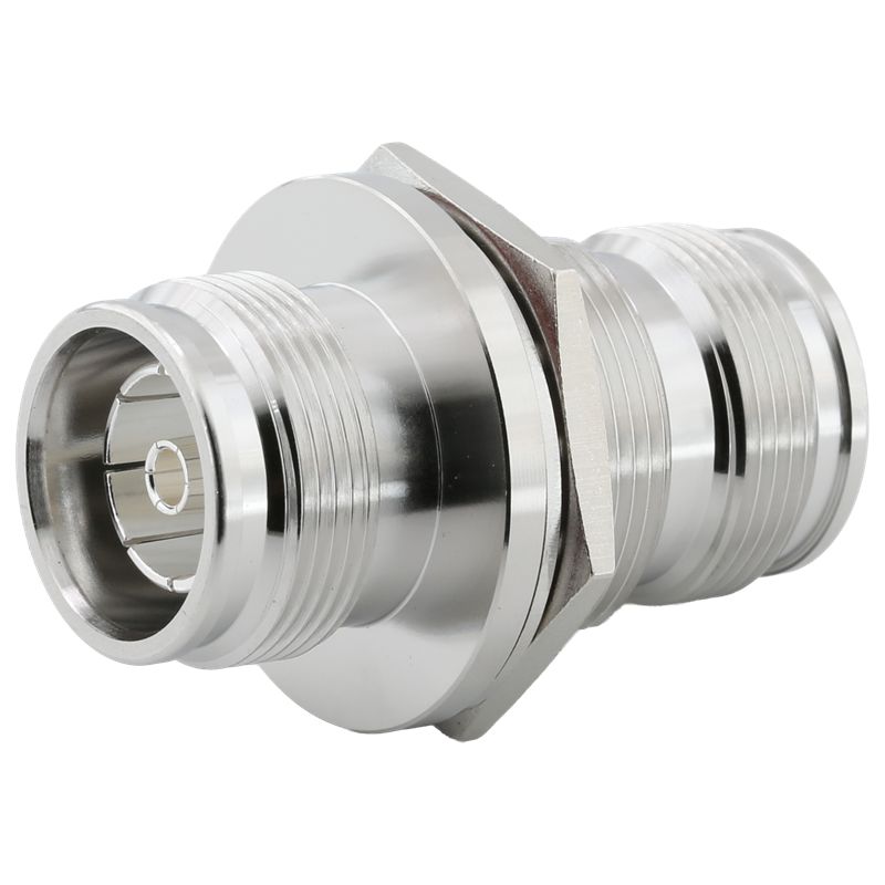 4.3-10 Jack To Jack Bulkhead Adapter Brass Body