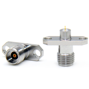 2.92mm Jack Connector Straight Flange Solder For Microstrip