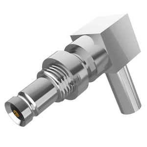 1.0/2.3 Connector Jack Right Angle Crimping For 2.2 Coaxial Cable