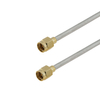SMA Plug to Plug Stainless Steel Connector For RG402 .141 Semi-Rigid Cable Assembly