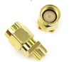 SMA Connectors Male Solder Straight For PCB Edge Mount