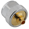 Type-N Connectors Male Solder Straight For .141 RG402 Semi-Flexible Cable