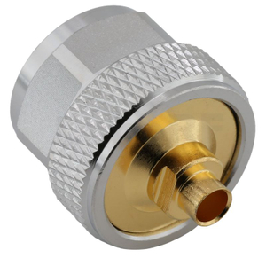 Type-N Connectors Male Solder Straight For .141 RG402 Semi-Flexible Cable