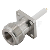 Type-N Connectors Plug 4 Hole Flange Straight For Microstrip,tri-metal plating
