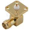 SMA Connector Jack Solder Right Angle For Microstrip