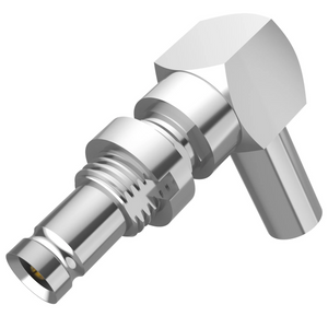 1.0/2.3 Connector Jack Right Angle Crimping For ST212 Coaxial Cable