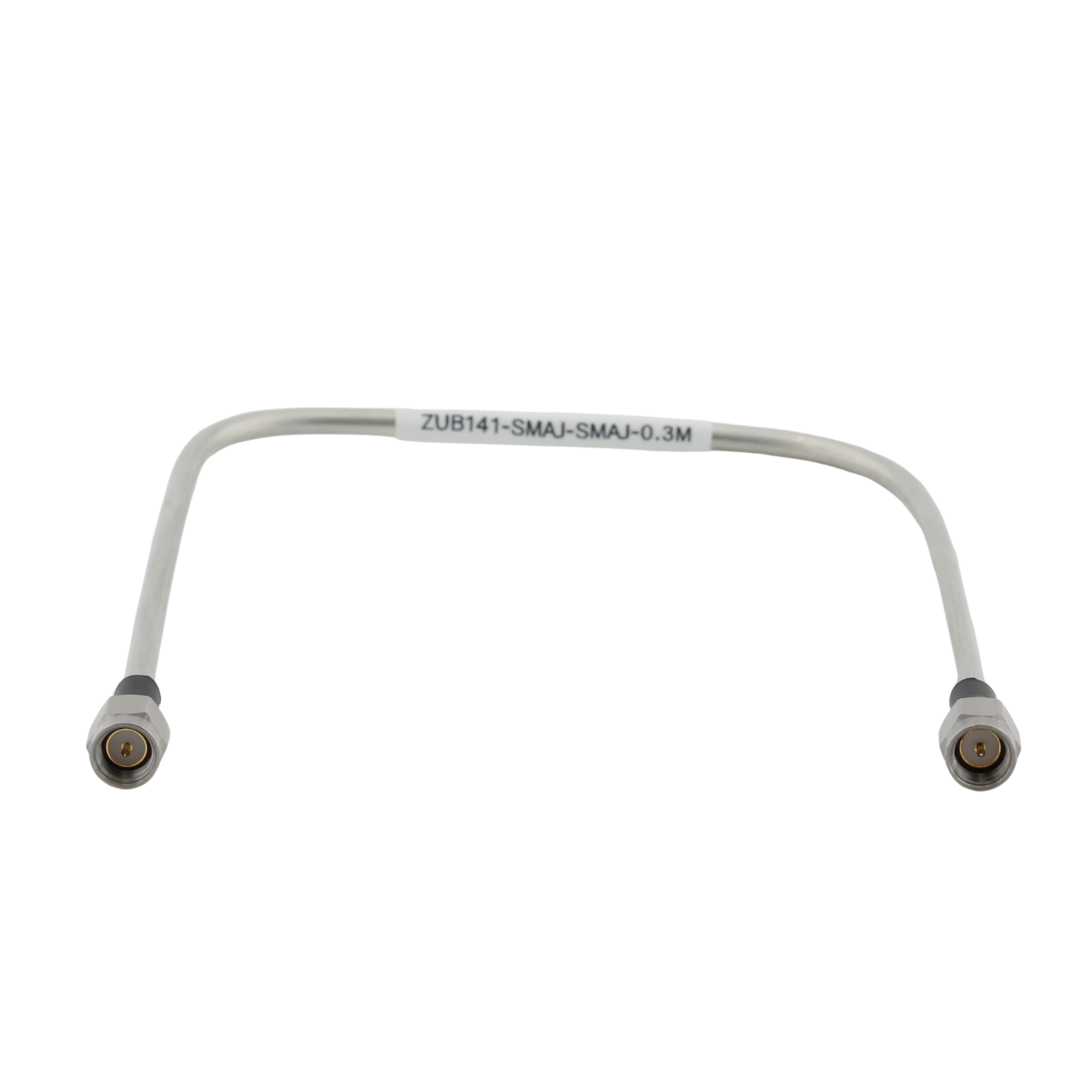 SMA Plug to Plug Stainless Steel Connector For RG402 .141 Semi-Rigid Cable Assembly
