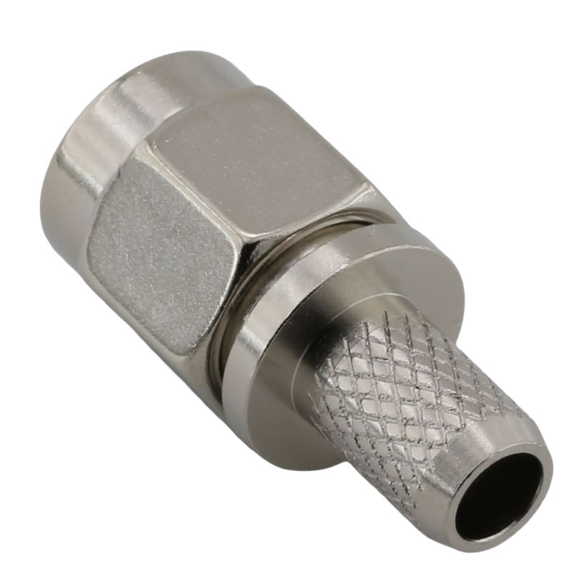 SMA Connectors Male Crimping Straight For RG58,RG233,RG142 