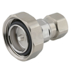 7/16 Male Plug Straight Clamping Connector for 1/2" Super Flexible Cable, Low Cost Version