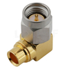 SMA Female Soldering Right Angle Stainless Steel Nut Passivated for RG402,141 Cable 