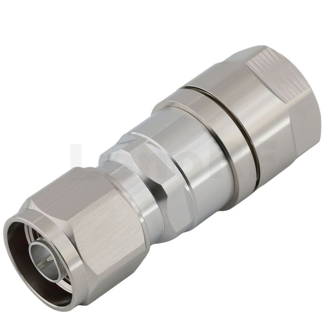 Type-N Connectors Plug Straight Clamping For 1/2" Leaky Cable