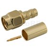 RP-SMA Connector Plug Crimping Straight For RG58 Cable