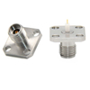 2.92mm Jack Connector Straight 4 Hole Flange Solder For PCB