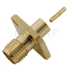 SMA Connector Jack 4-hole Flange For RG402,141 Coaxial Cable