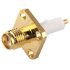 SMA Connector Female Flange Straight For Microstrip