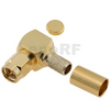 SMA Plug Connector Right Angle Crimping For LMR240 Cable