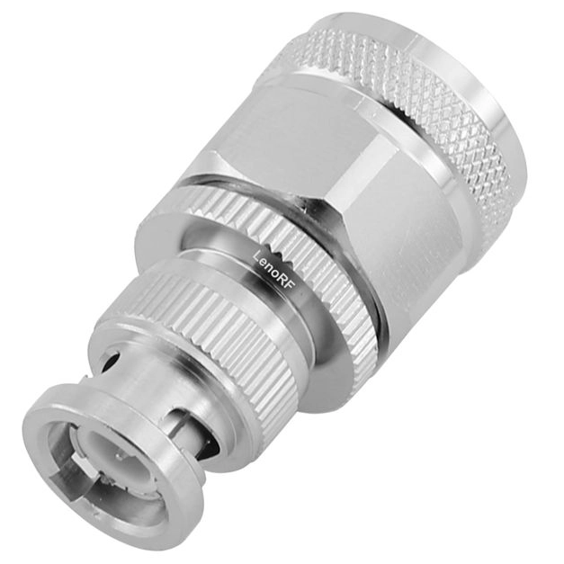 N Plug To BNC Plug Straight Adapter